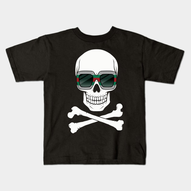 cool skull tee Kids T-Shirt by janvimar